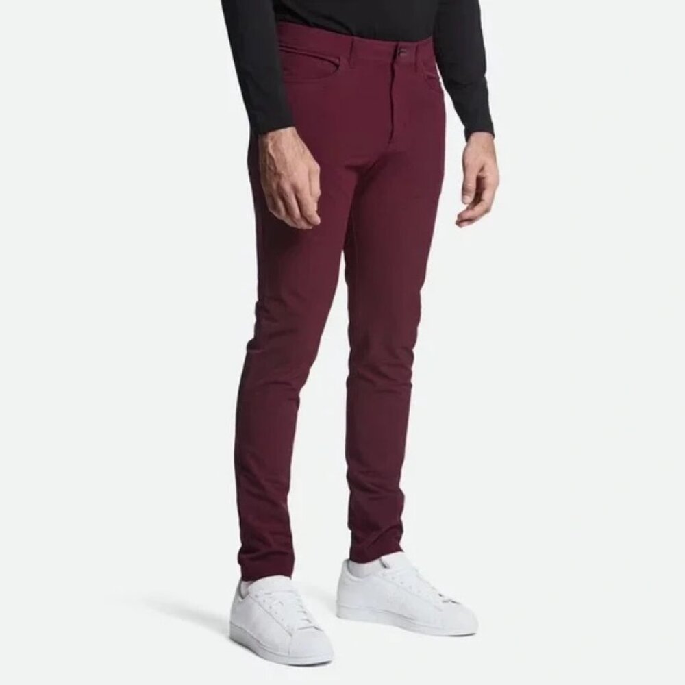 PUBLIC REC Workday Pant - Slim in Maroon Size 42